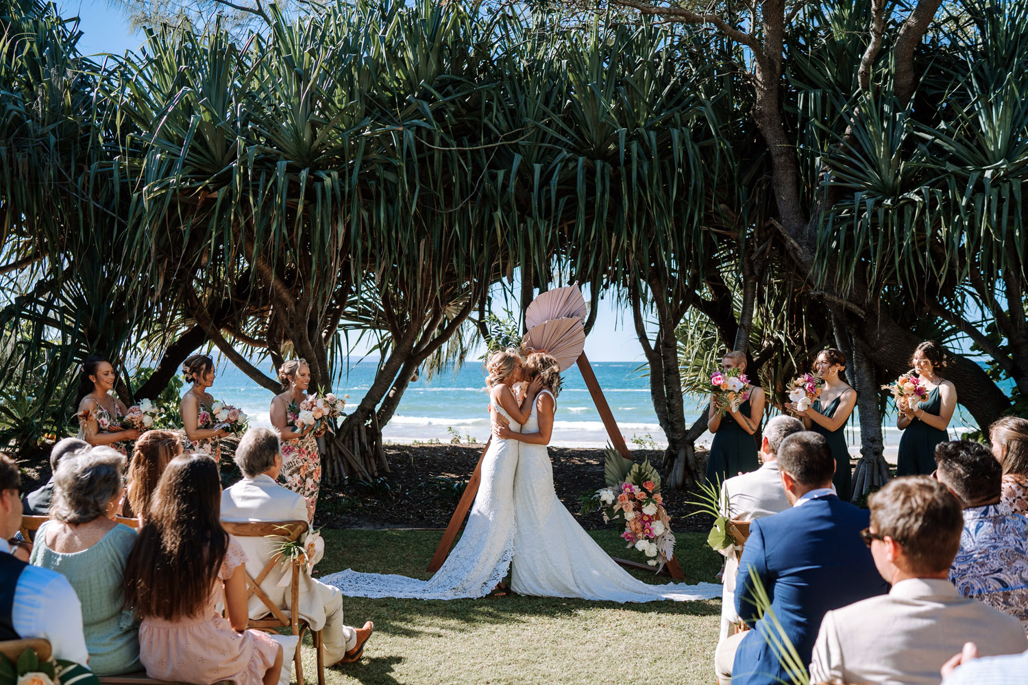 a celebration of Claire and Tamara's Noosa wedding on the Sunshine Coast
