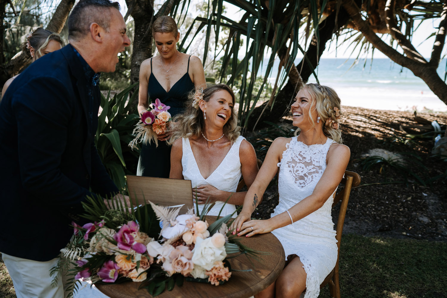 a celebration of Claire and Tamara's Noosa wedding on the Sunshine Coast