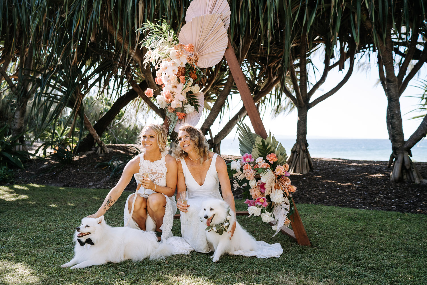 a celebration of Claire and Tamara's Noosa wedding on the Sunshine Coast
