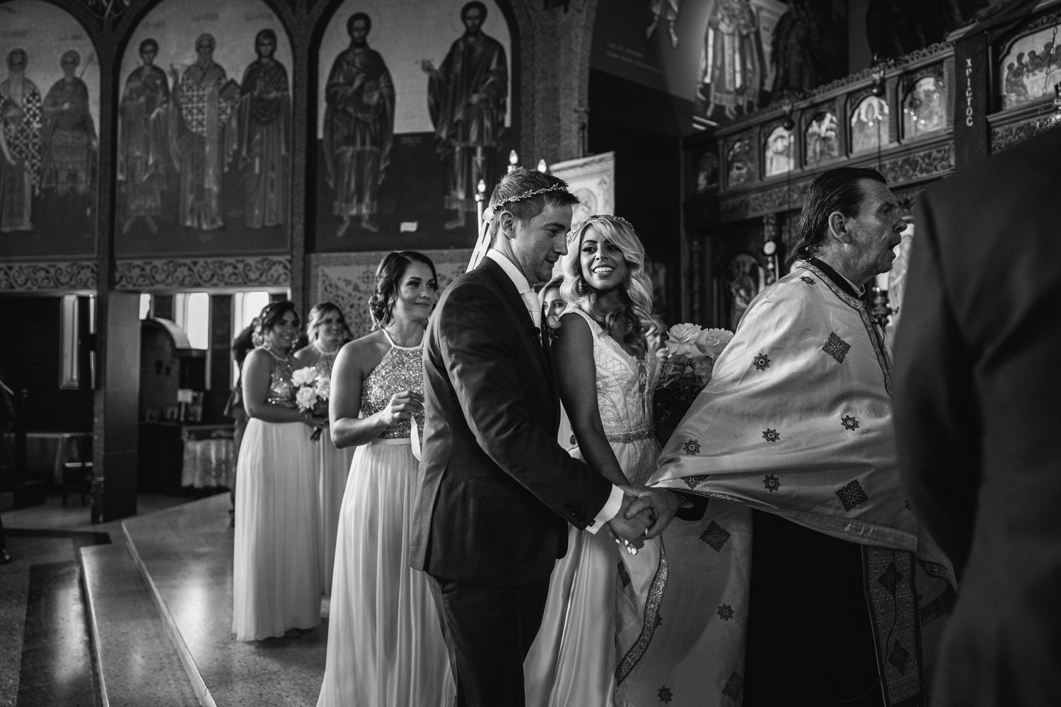 Brisbane wedding and Brisbane Greek church with celebrations at Emporium Reception venue