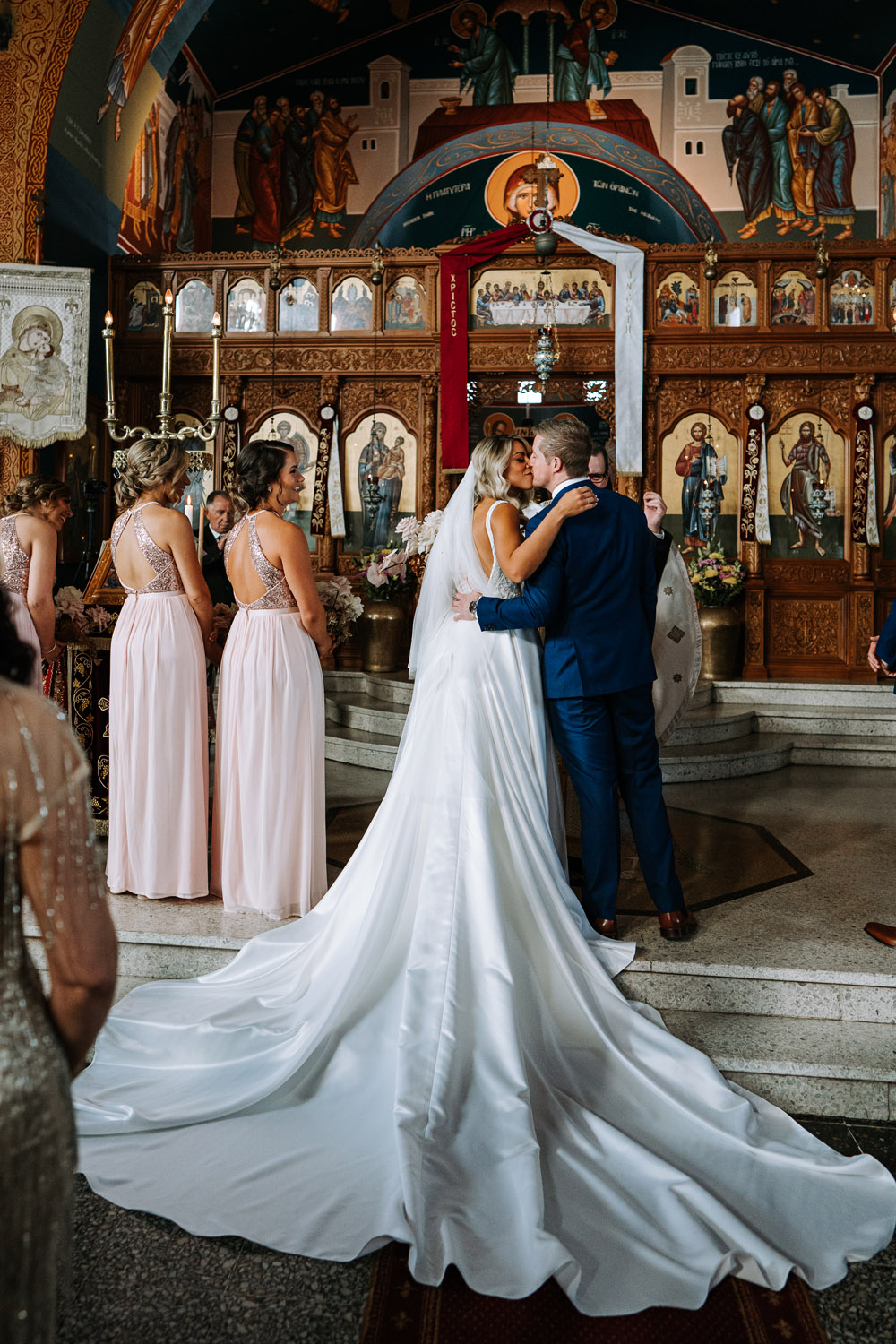 Brisbane wedding and Brisbane Greek church with celebrations at Emporium Reception venue