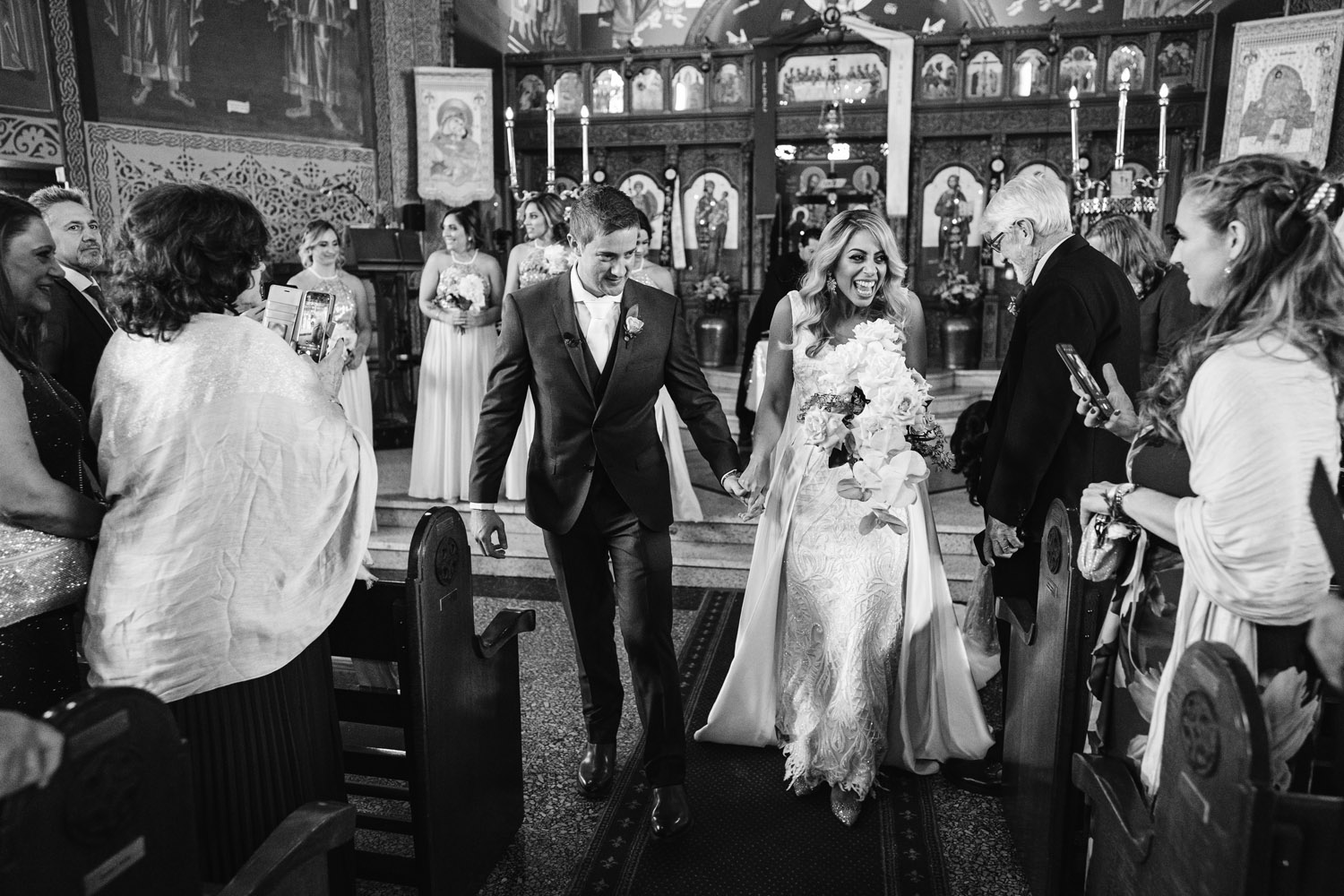 Brisbane wedding and Brisbane Greek church with celebrations at Emporium Reception venue